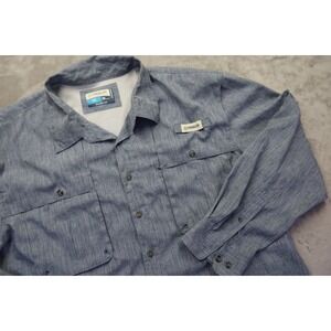 Magellan Fish Gear Moisture Wicking Relaxed Fit Fishing Shirt Men's Size 2XL XXL